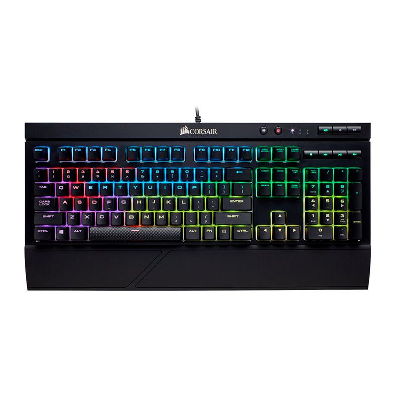 Teclado Mecanico Corsair K68 RGB Switch Cherry MX Red ABNT2, CH-9102010-BR
