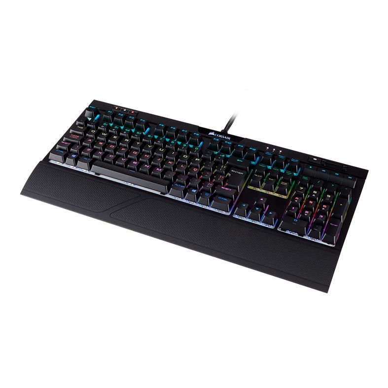 Teclado Mecanico Corsair Strafe RGB MK.2 Switch Cherry MX Silent ABNT2, CH-9104113-BR