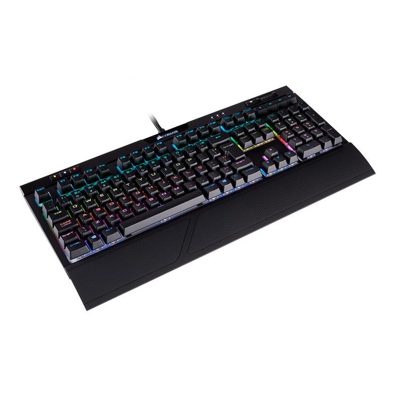 Teclado Mecanico Corsair Strafe RGB MK.2 Switch Cherry MX Silent ABNT2, CH-9104113-BR