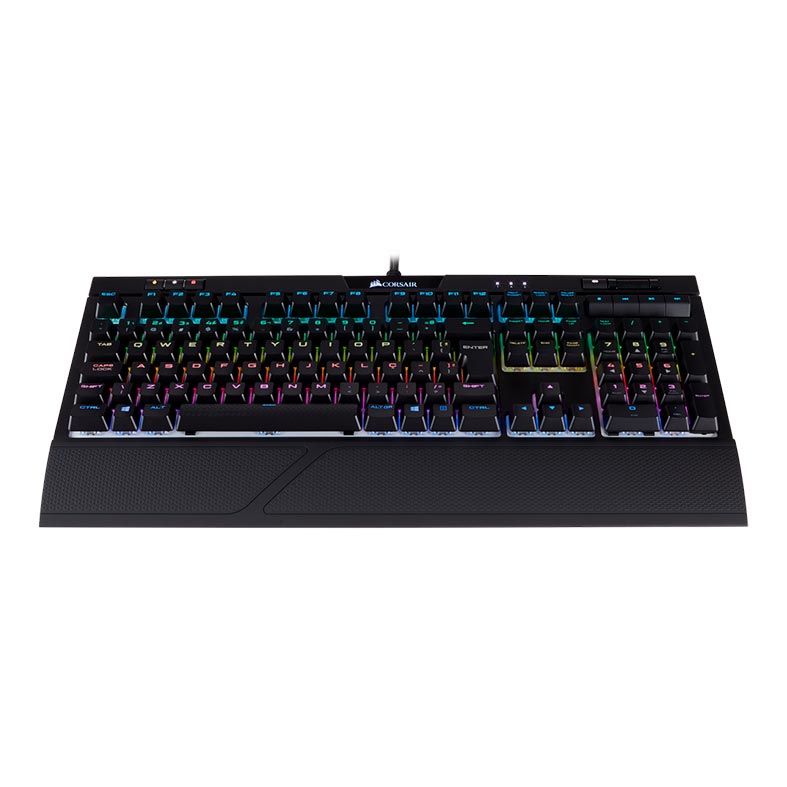 Teclado Mecanico Corsair Strafe RGB MK.2 Switch Cherry MX Silent ABNT2, CH-9104113-BR