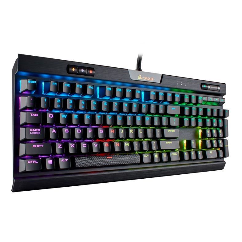 Teclado Mecanico Corsair K70 MK.2 RGB Switch Cherry Red ABNT2, CH-9109010-BR