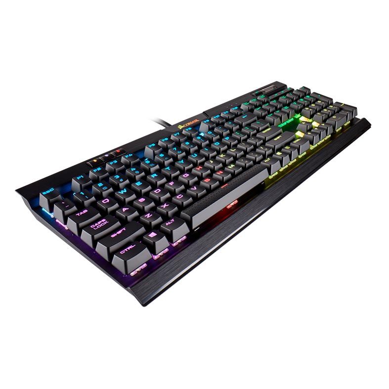 Teclado Mecanico Corsair K70 MK.2 RGB Switch Cherry Red ABNT2, CH-9109010-BR