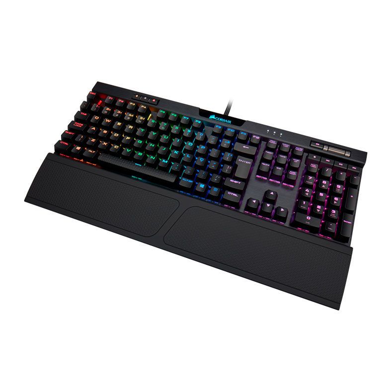 Teclado Mecanico Corsair K70 RGB MK.2 Switch Cherry MX Blue, CH-9109011-BR