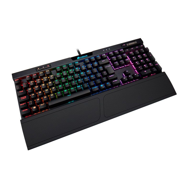 Teclado Mecanico Corsair K70 RGB MK.2 Switch Cherry MX Blue, CH-9109011-BR