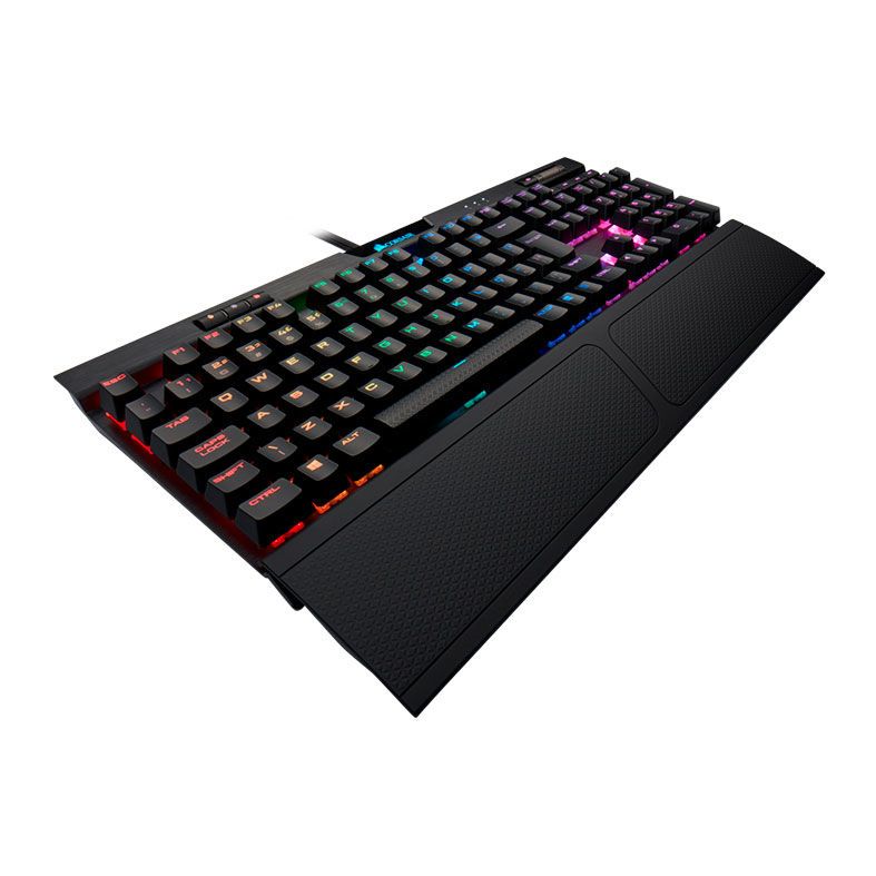 Teclado Mecanico Corsair K70 RGB MK.2 Switch Cherry MX Blue, CH-9109011-BR
