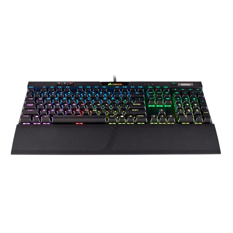 Teclado Mecanico Corsair K70 RGB MK.2 RapidFire Switch Cherry MX Speed US, CH-9109014-NA