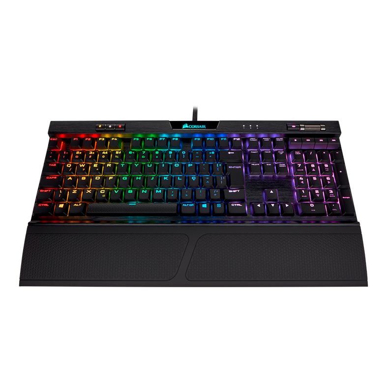 Teclado Mecanico Corsair K70 RGB MK.2 Low Profile Switch Cherry MX Speed ABNT2, CH-9109018-BR