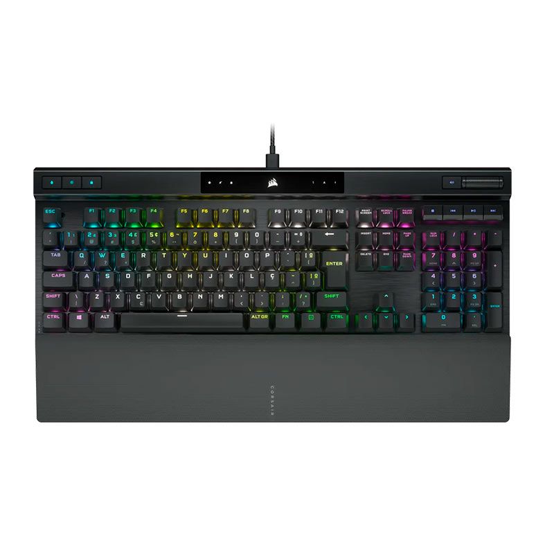 Teclado Mecanico Gamer Corsair K70 Pro, RGB, ABNT2, Switch Red