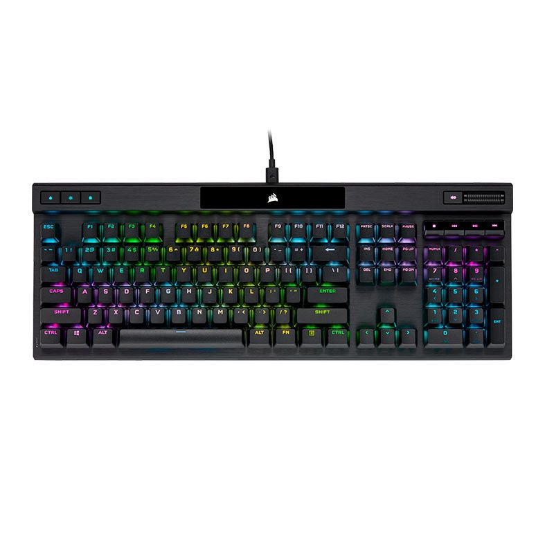 Teclado Optico-Mecanico Corsair K70 PRO RGB, Switch Corsair OPX, Preto, CH-910941A-NA