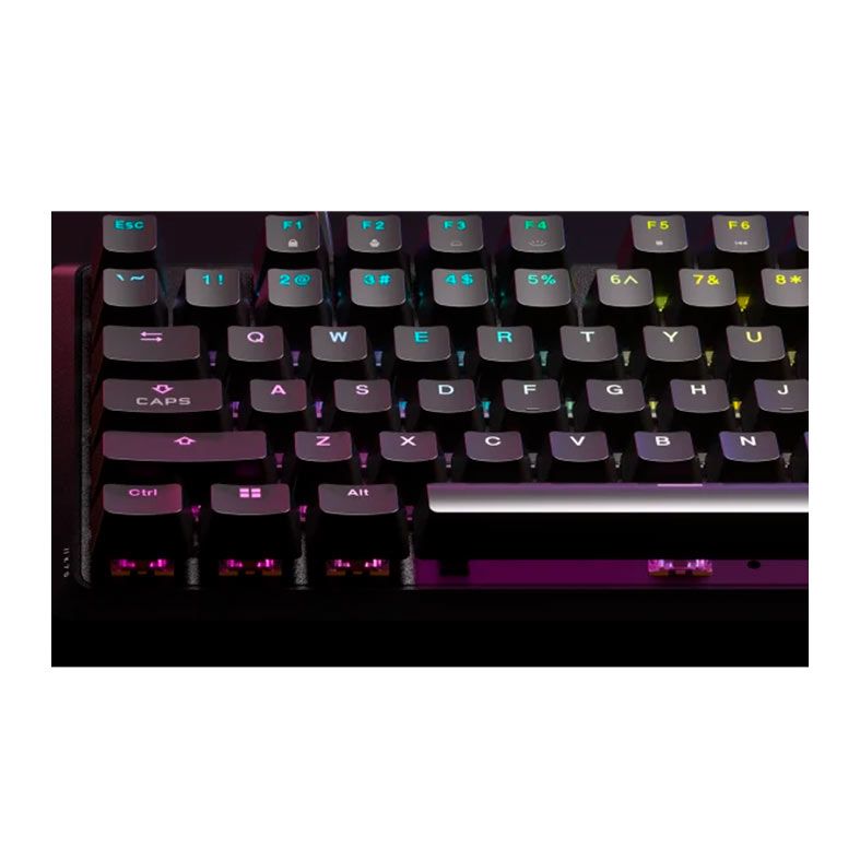 Teclado Mecanico Corsair K70 Core, RGB, Switch MLX Vermelho, Preto, CH-910971E-NA