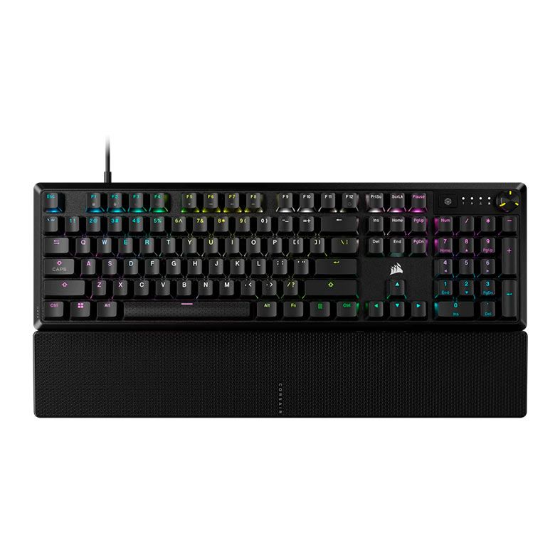 Teclado Mecanico Corsair K70 Core, RGB, Switch MLX Vermelho, Preto, CH-910981E-NA