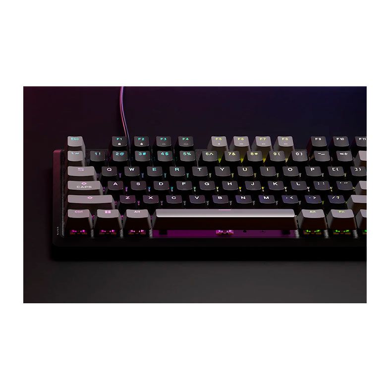 Teclado Mecanico Gamer Corsair K70 Core, RGB, Switch MLX Vermelho, Cinza Carbono, CH-9109B1E-NA