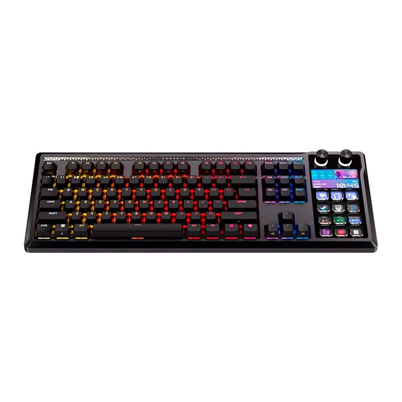 Teclado Mecanico Corsair Galleon 100 SD, RGB, Switch Mlx Pulse, USB-C, Com Stream Deck, Preto, CH-912A31I-NA