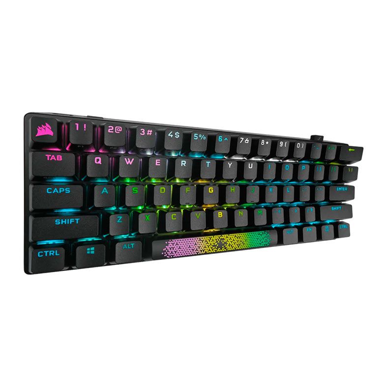 Teclado Mecanico Gamer Corsair K70 Pro Mini, RGB, Wireless, Switch Cherry MX Speed Silver, Preto, CH-9189014-NA