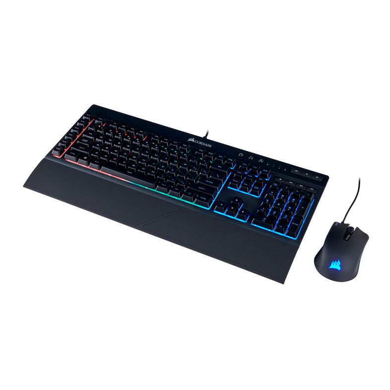 Kit Teclado Mouse Corsair K55 + Harpoon RGB, CH-9206115-BR