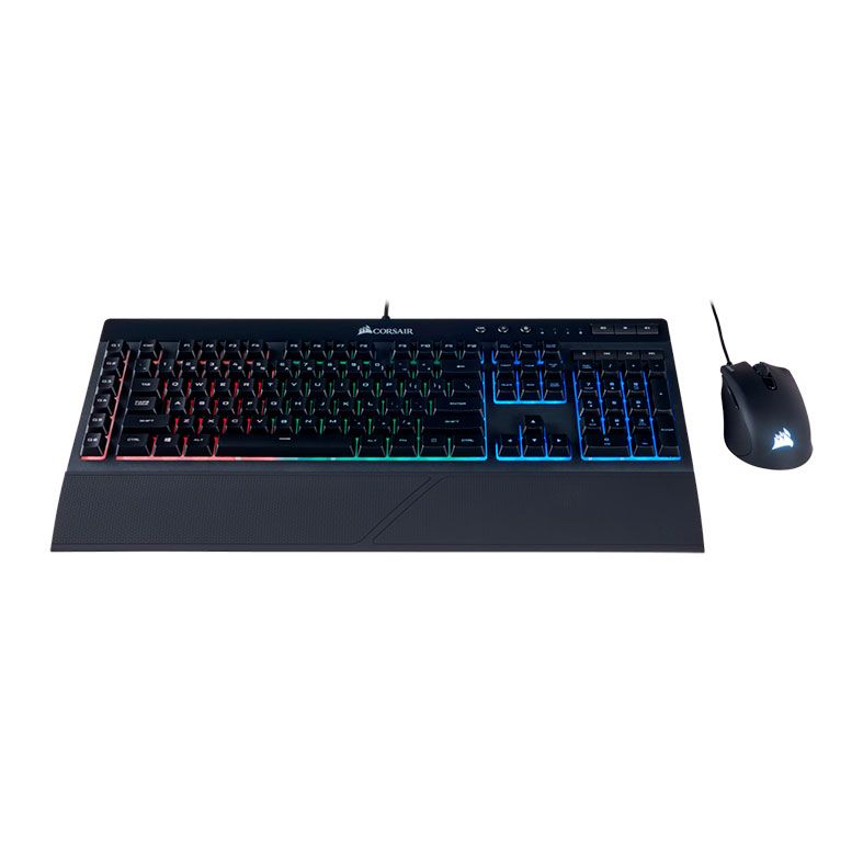 Kit Teclado Mouse Corsair K55 + Harpoon RGB, CH-9206115-BR