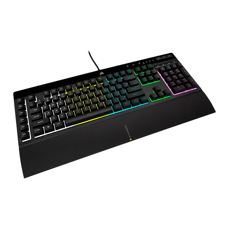 Teclado de Membrana Corsair K55 Pro, RGB, Switch Rubber Dome, Preto, CH-9226765-NA