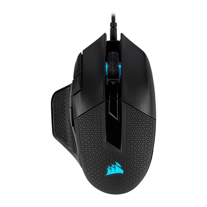 Mouse Corsair Nightsword RGB, 18000DPI, 8 Botoes, Preto, CH-9306011-NA