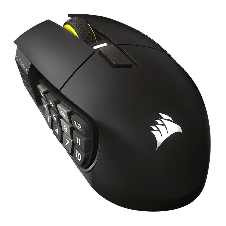 Mouse Gamer Corsair Scimitar Elite, RGB, 33000DPI, 16 Botoes, Wireless, Metalico, CH-9314014-WW