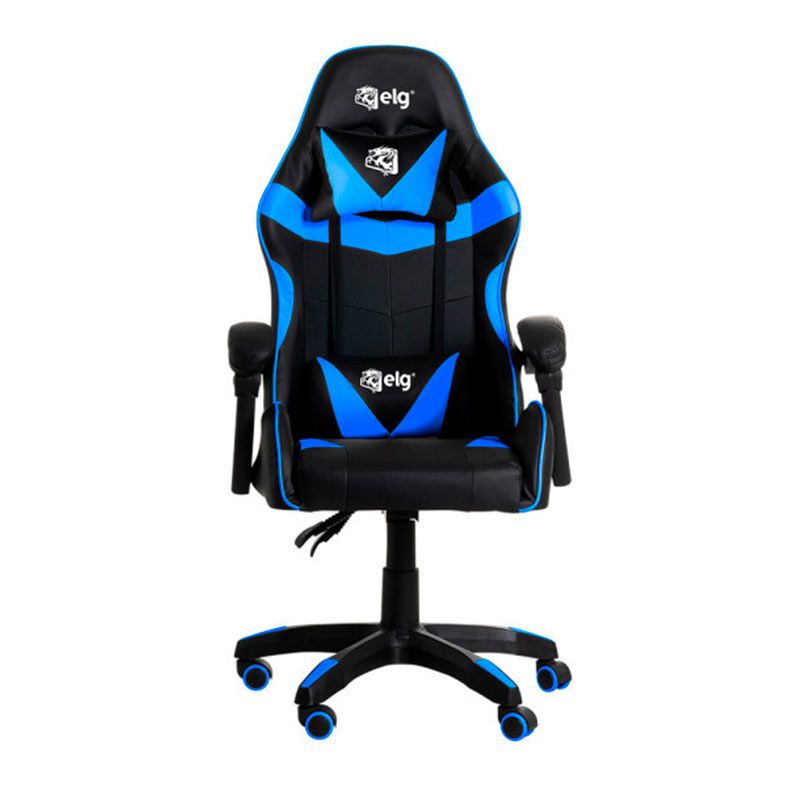 Cadeira Gamer ELG Drakon, Preto e Azul, CH31BKBL