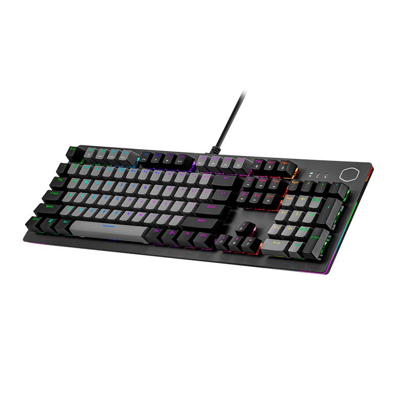 Teclado Mecanico Gamer Cooler Master CK352, RGB, Switch Vermelho, Cinza e Preto, CK-352-GKMR1-US