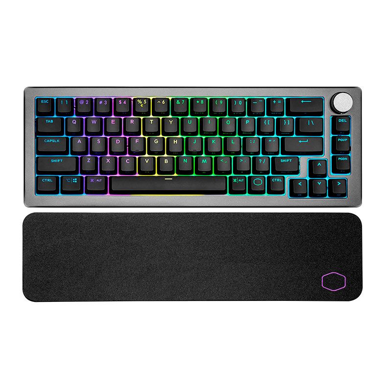 Teclado Gamer Cooler Master CK721, Wireless, RGB, 65%, Switch Marrom, CK-721-GKTM1-US