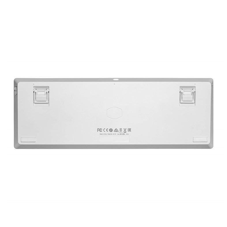 Teclado Gamer Cooler Master CK721, Wireless, RGB, 65%, Switch Vermelho, Branco, CK-721-SKTR1-US