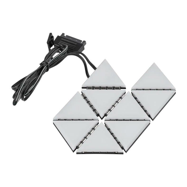 Painel de Iluminacao Triangular Corsair ICUE LC100, RGB, Kit de Expansao, CL-9011115-WW