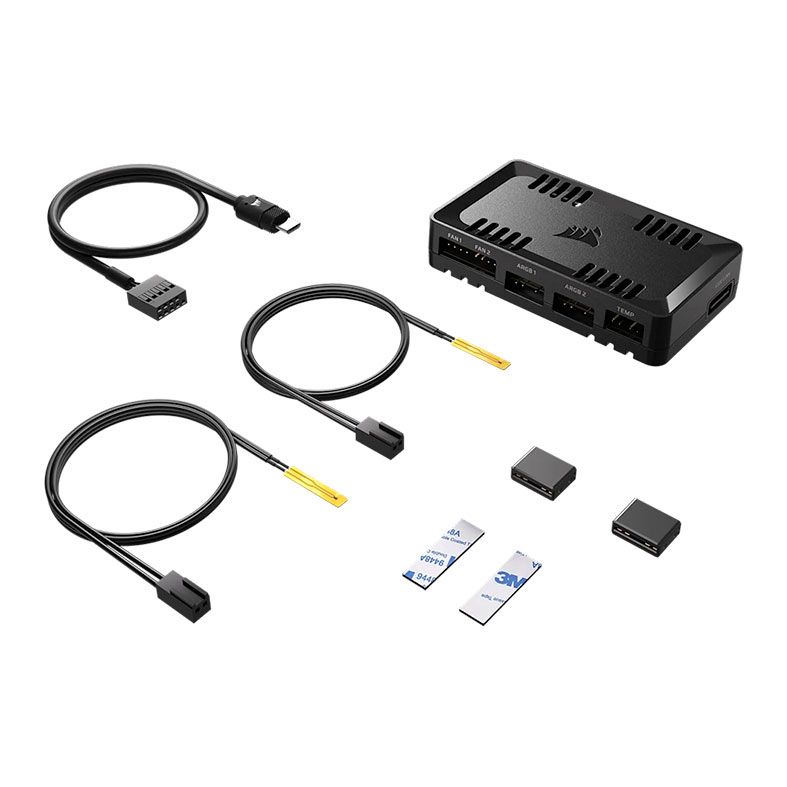 Controladora Corsair Commander DUO, PWM, Preto, CL-9011141-WW