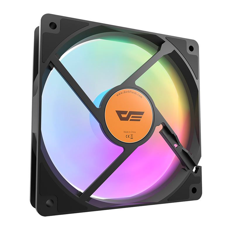 Ventoinha Aigo DarkFlash CL12, 120mm, Led Rainbow, CL12