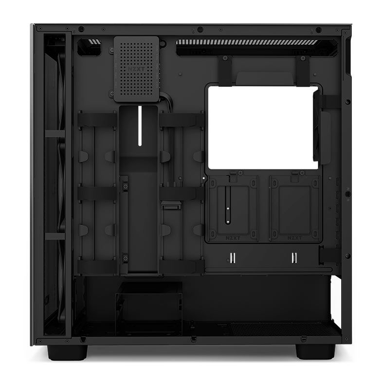 Gabinete Gamer NZXT H7 Elite, RGB, Mid-Tower, Lateral de Vidro, Com 4 Ventoinhas, Preto, CM-H71EB-01