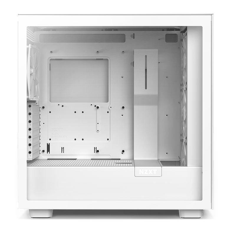 Gabinete Gamer NZXT H7 Elite, RGB, Mid-Tower, Lateral de Vidro, Com 4 Ventoinhas, Branco, CM-H71EW-01