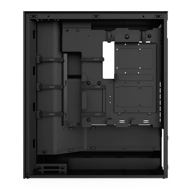 Gabinete Gamer NZXT H7 Flow, Mid-Tower, Lateral de Vidro, Com 3 Fans, Preto, CM-H72FB-01