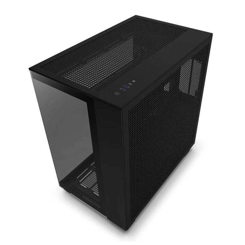 Gabinete Gamer NZXT H91FB Flow, Mid-Tower, Lateral de Vidro, Com 4 Fans, Preto, CM-H91FB-01