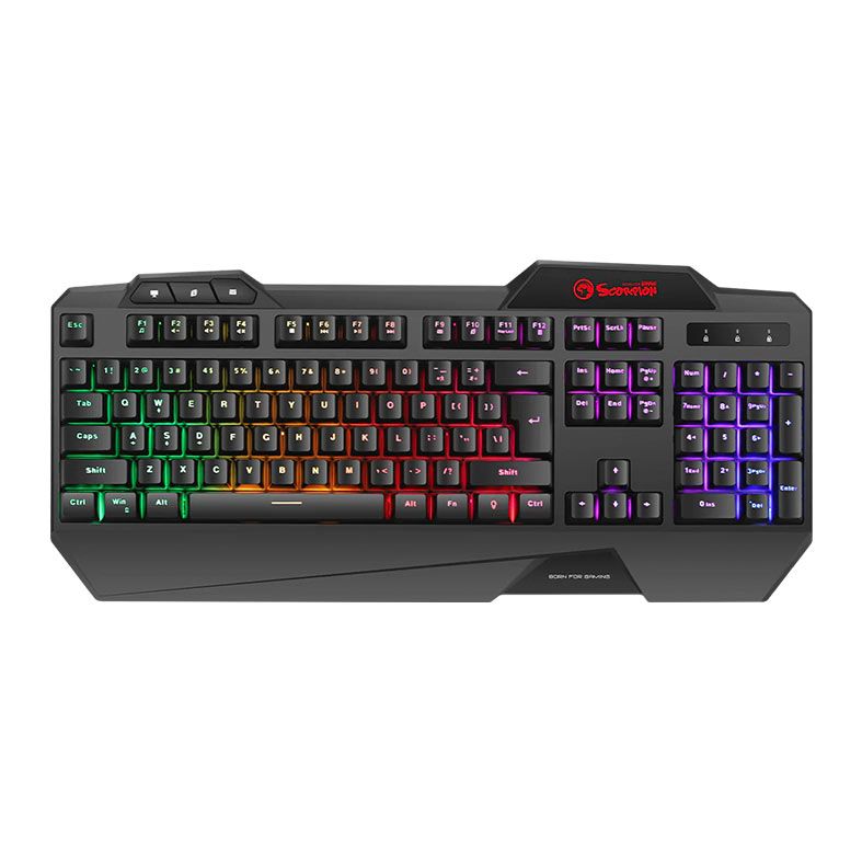 Combo Gamer Marvo Teclado, Mouse e Mousepad CM306, 4800DPI, 287x244x3mm, Preto, CM306