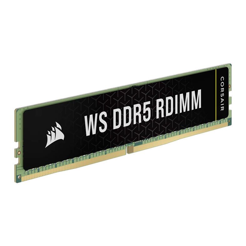 Memoria Corsair WS DDR5 RDIMM, 64GB (4x16GB), DDR5, 6000MT/s, C40, Preta, CMA64GX5M4B6000C40