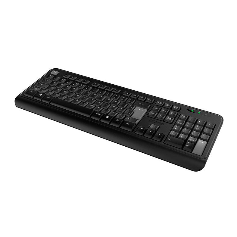 Teclado PCYes Comfort, ABNT2, Wireless, Preto, CMFBKW