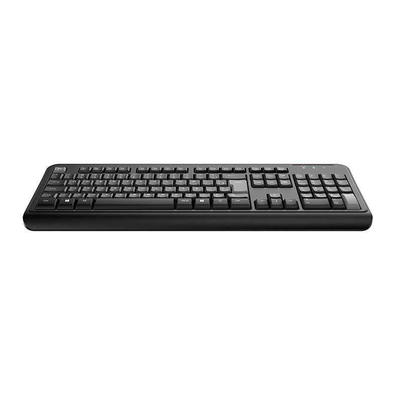 Teclado PCYes Comfort, ABNT2, Wireless, Preto, CMFBKW