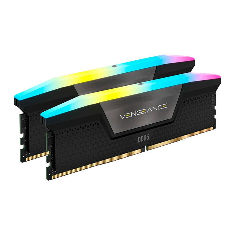 Memoria Corsair Vengeance, RGB, 48GB (2x24GB), DDR5, 6000MHz, C36