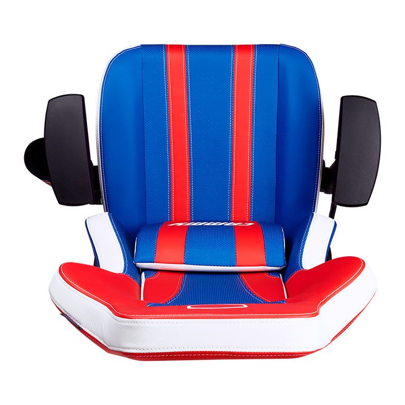 Cadeira Gamer Cooler Master Street Fighter 6 Cammy, Vermelho e Azul, CMI-GCX2-CAMMY