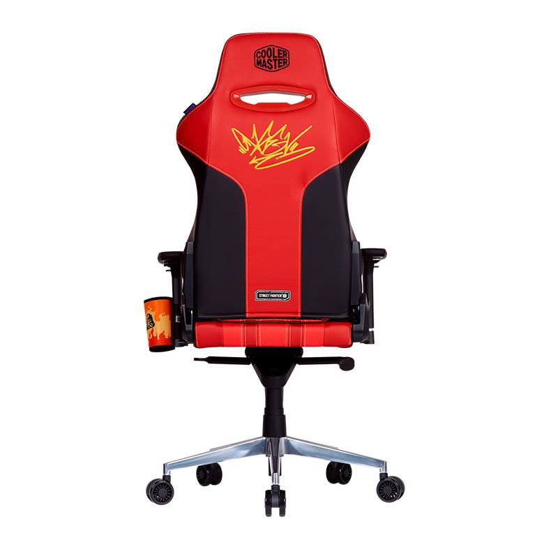Cadeira Gamer Cooler Master Street Fighter 6 Ken, Vermelho e Preto, CMI-GCX2-KEN