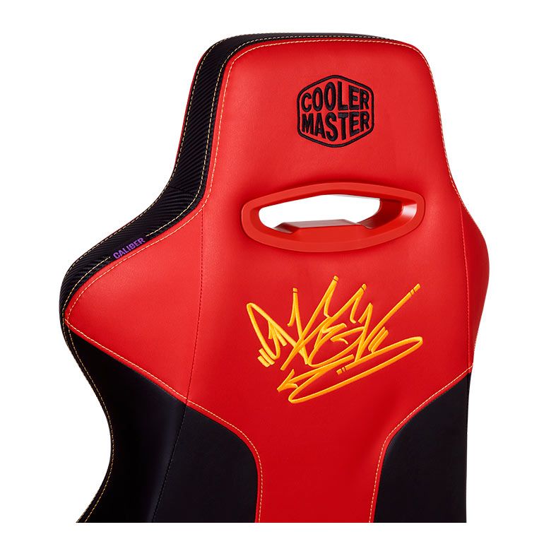 Cadeira Gamer Cooler Master Street Fighter 6 Ken, Vermelho e Preto, CMI-GCX2-KEN