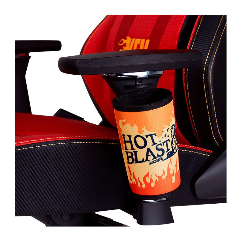 Cadeira Gamer Cooler Master Street Fighter 6 Ken, Vermelho e Preto, CMI-GCX2-KEN