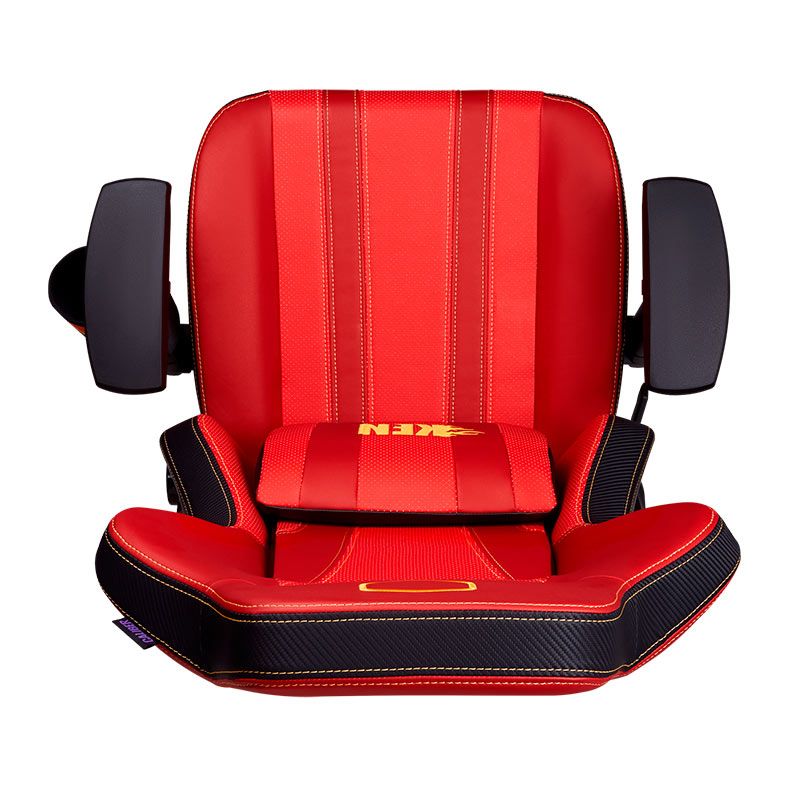 Cadeira Gamer Cooler Master Street Fighter 6 Ken, Vermelho e Preto, CMI-GCX2-KEN