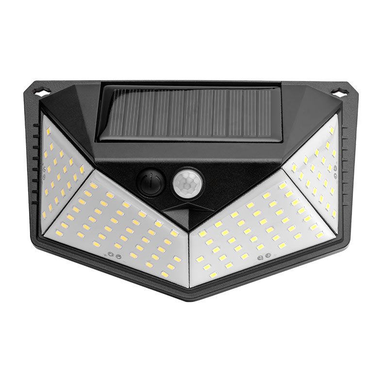 Arandela Solar Canmei, 20W, LED, Com Sensor, Preto, CMJ-ASL20-BL01