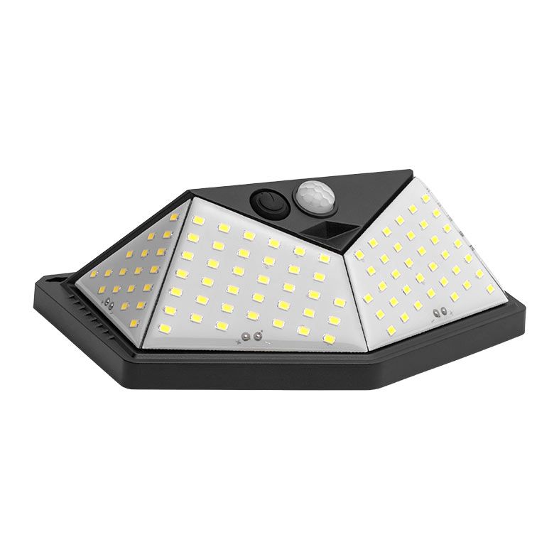Arandela Solar Canmei, 20W, LED, Com Sensor, Preto, CMJ-ASL20-BL01