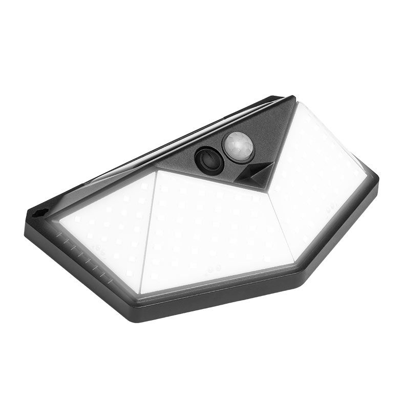 Arandela Solar Canmei, 20W, LED, Com Sensor, Preto, CMJ-ASL20-BL01