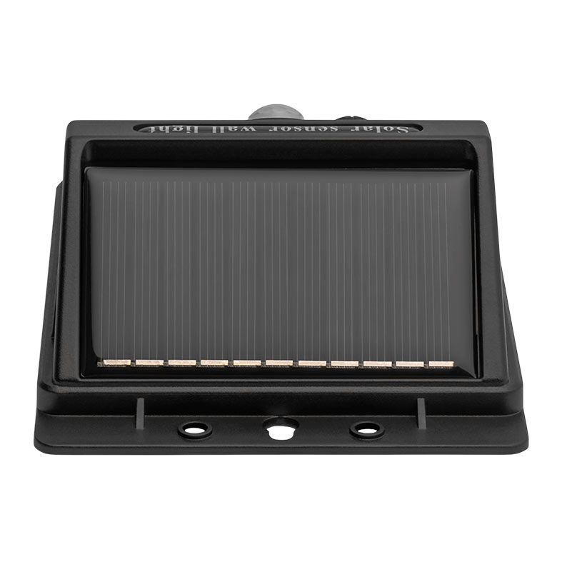 Arandela Solar Canmei, 9.6W, LED, Com Sensor, Preto, CMJ-ASL96-BL01