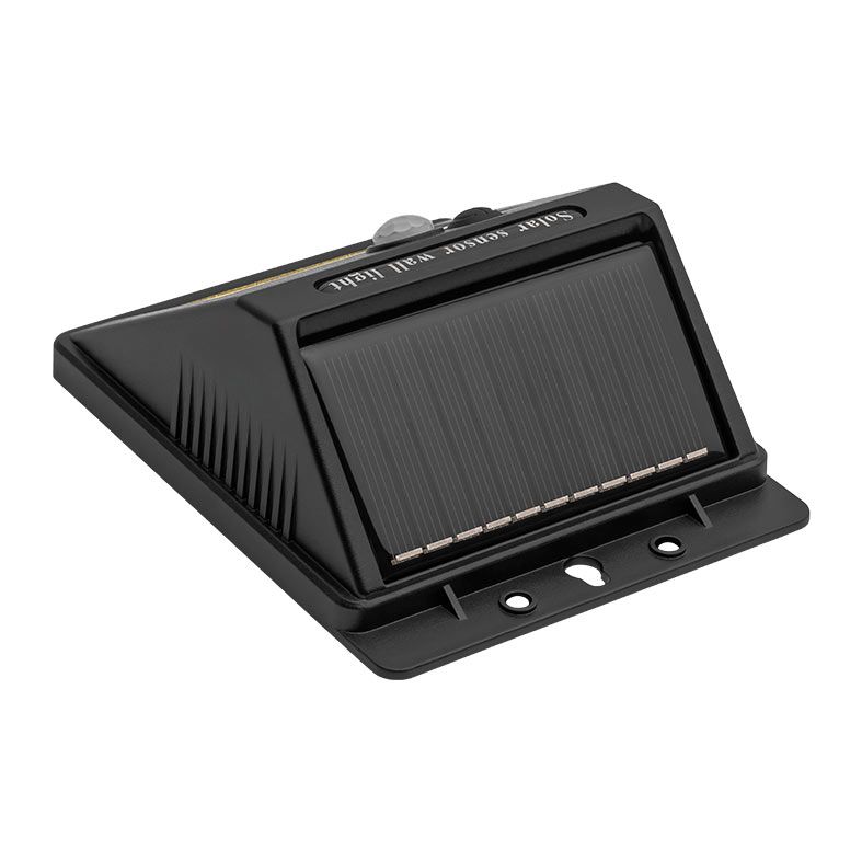 Arandela Solar Canmei, 9.6W, LED, Com Sensor, Preto, CMJ-ASL96-BL01