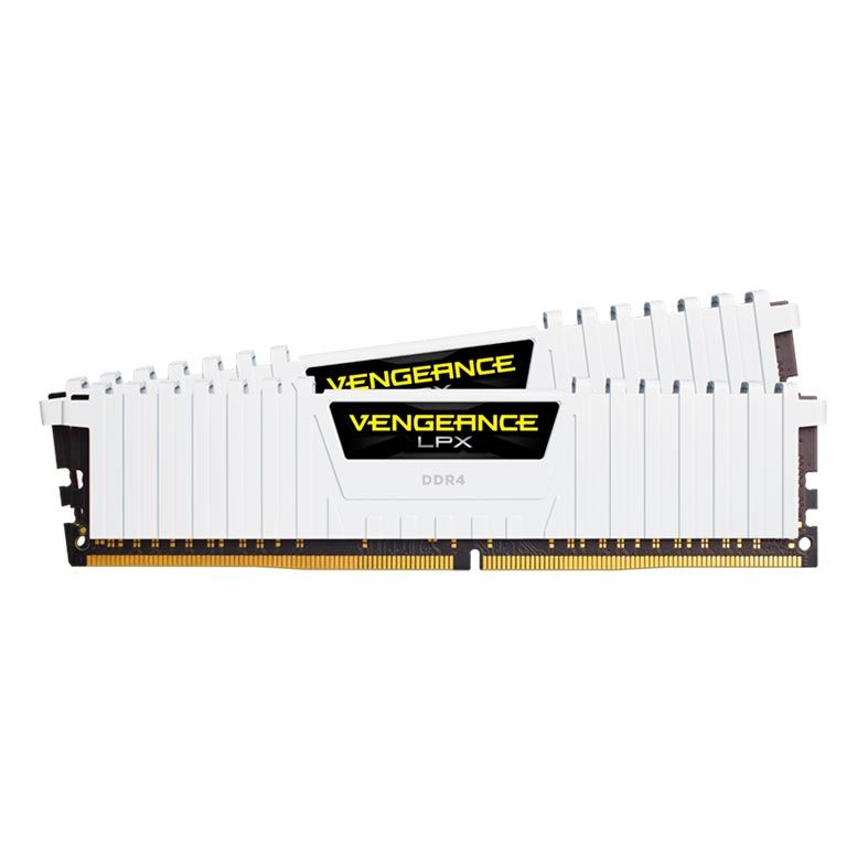 Memoria Corsair Vengeance LPX 16GB (2x8) DDR4 3000MHz C16 Branca, CMK16GX4M2D3000C16W